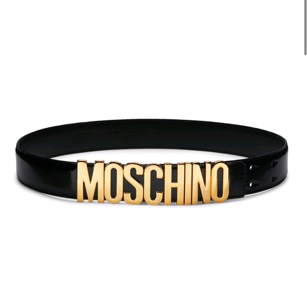 Moschino leather belt